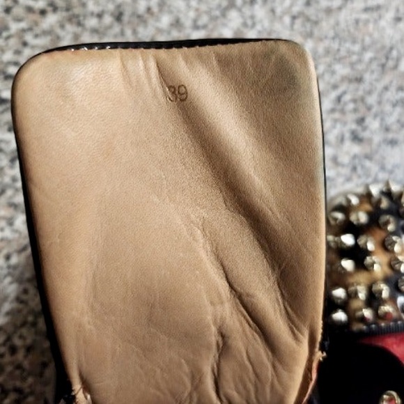 Christian Louboutin Red Cheetah Sneakers - Picture 7 of 7